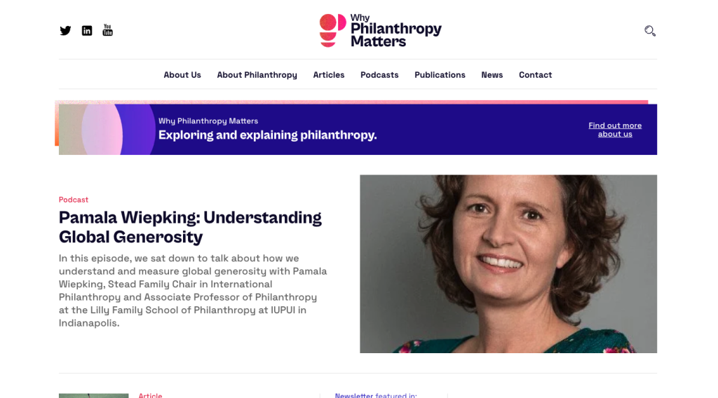 Why Philanthropy Matters