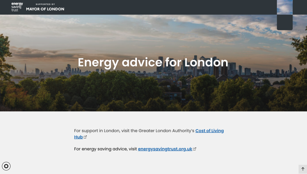 Energy Advice London